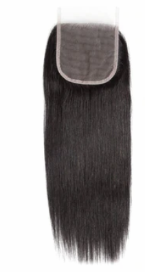 Straight lace closure